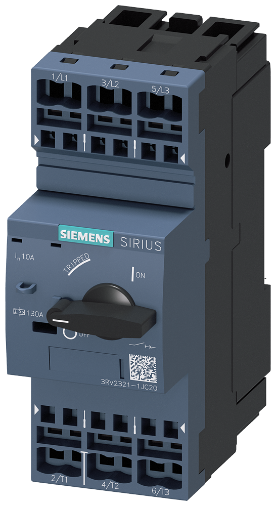 Siemens 3RV2321-1JC20 — SIRIUS 3RV2 motor starter protectors