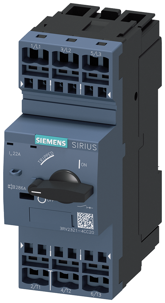 Siemens 3RV2321-4CC20 — SIRIUS 3RV2 motor starter protectors