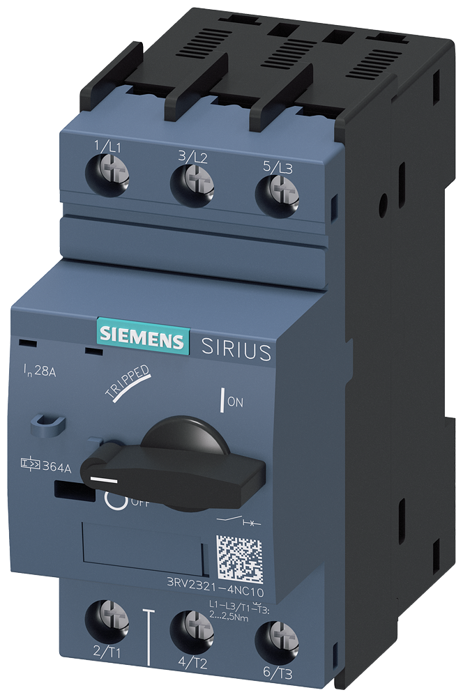 Siemens 3RV2321-4NC10 — SIRIUS 3RV2 motor starter protectors