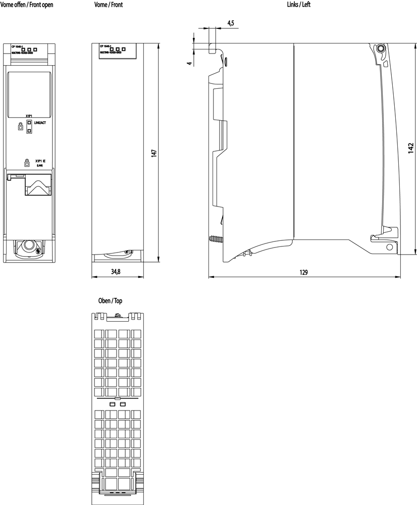 Komunikační procesor CP 1545-1