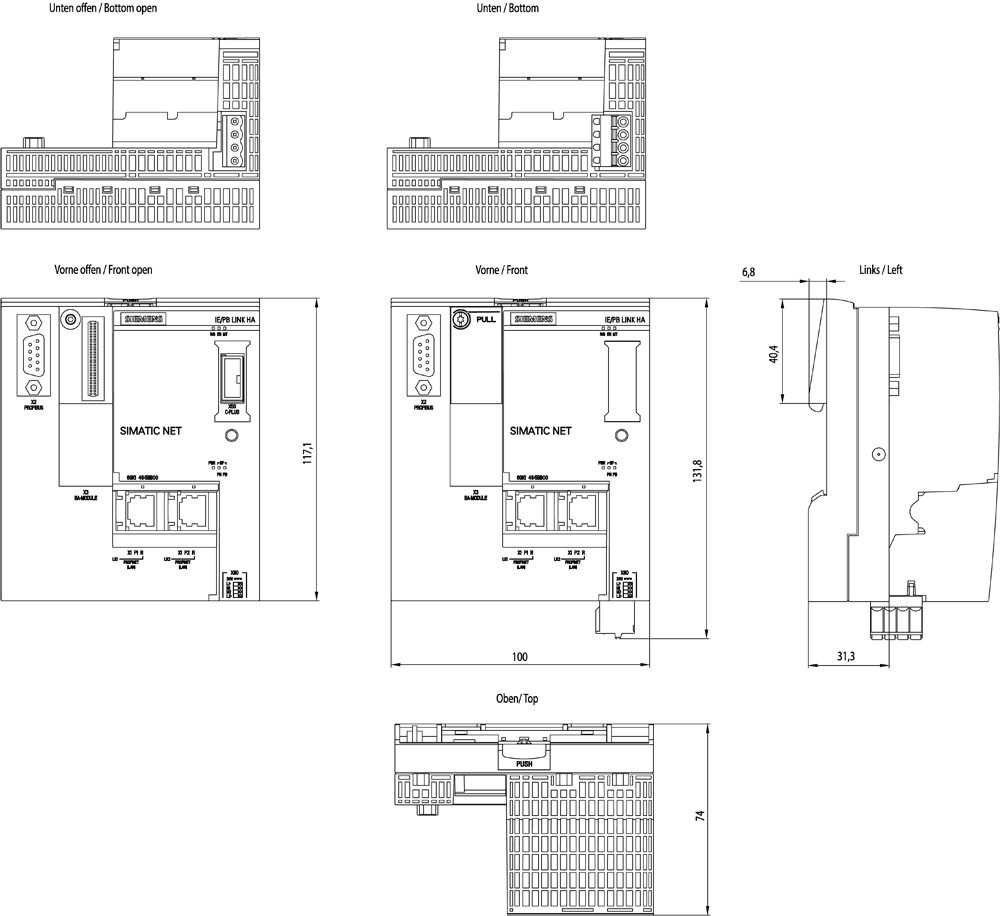 Cloud Connect 7, CC716 IoT Gateway, připojení jedn.S7/Modbus k cloudovým službám