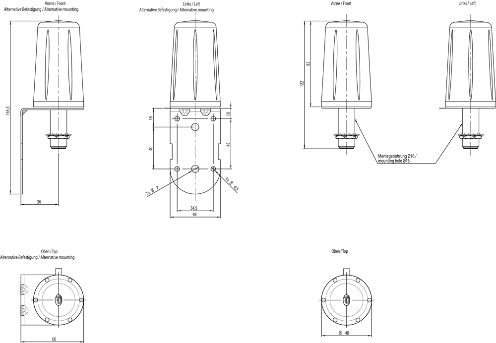 Anténa ANT 897-4ME, mobilní kom., 5G veřejná+privátní, LTE, UMTS, GSM, 1..6 dBi