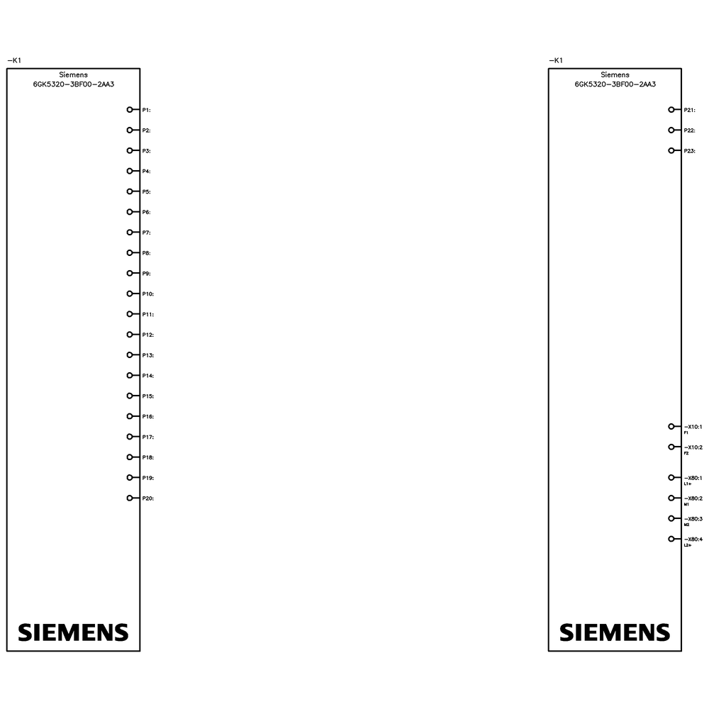 SCALANCE X320-3LD FE, konfig. switch Layer 2, 20xRJ45, 1xmultim.SC, 2xsinglem.SC