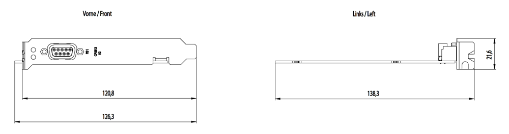 Komunikační procesor CP 5613 A3, PCI, připojení na PROFIBUS