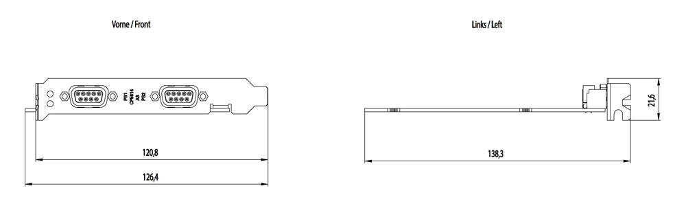 Komunikační procesor CP 5614 A3, PCI, připojení na PROFIBUS