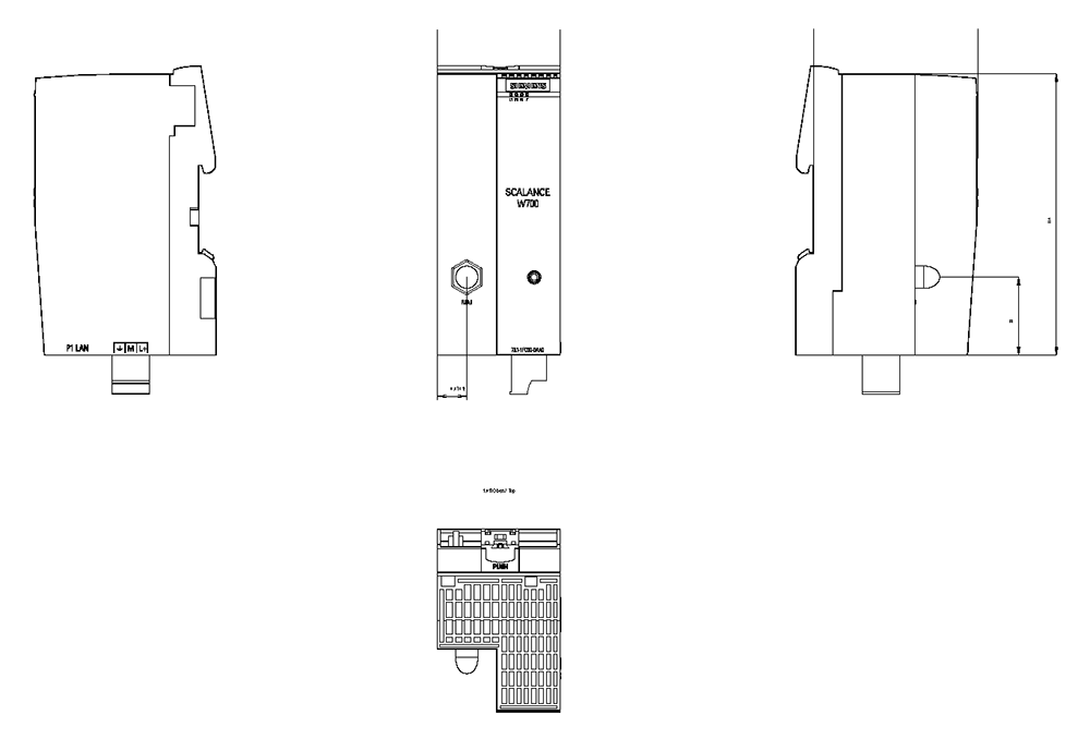 Klient IWLAN/WLAN Bridge, IP20, IEEE 802.11n, 150Mbit/s, 1xRJ45, 1xR-SMA