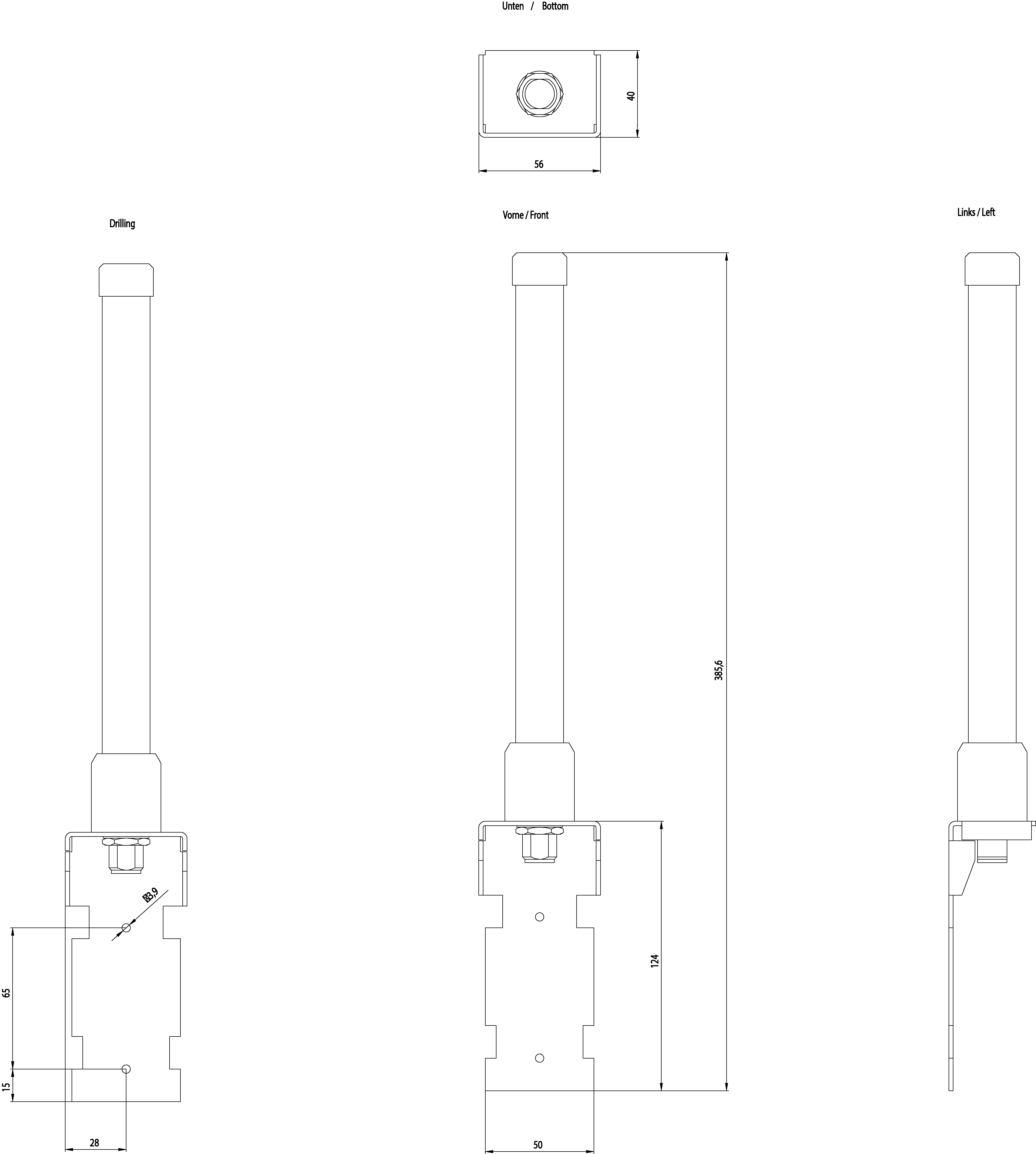 Anténa ANT 792-6MN, IWLAN, všesměrová, 2,4 GHz, 6 dBi, N-konektor samice, IP67