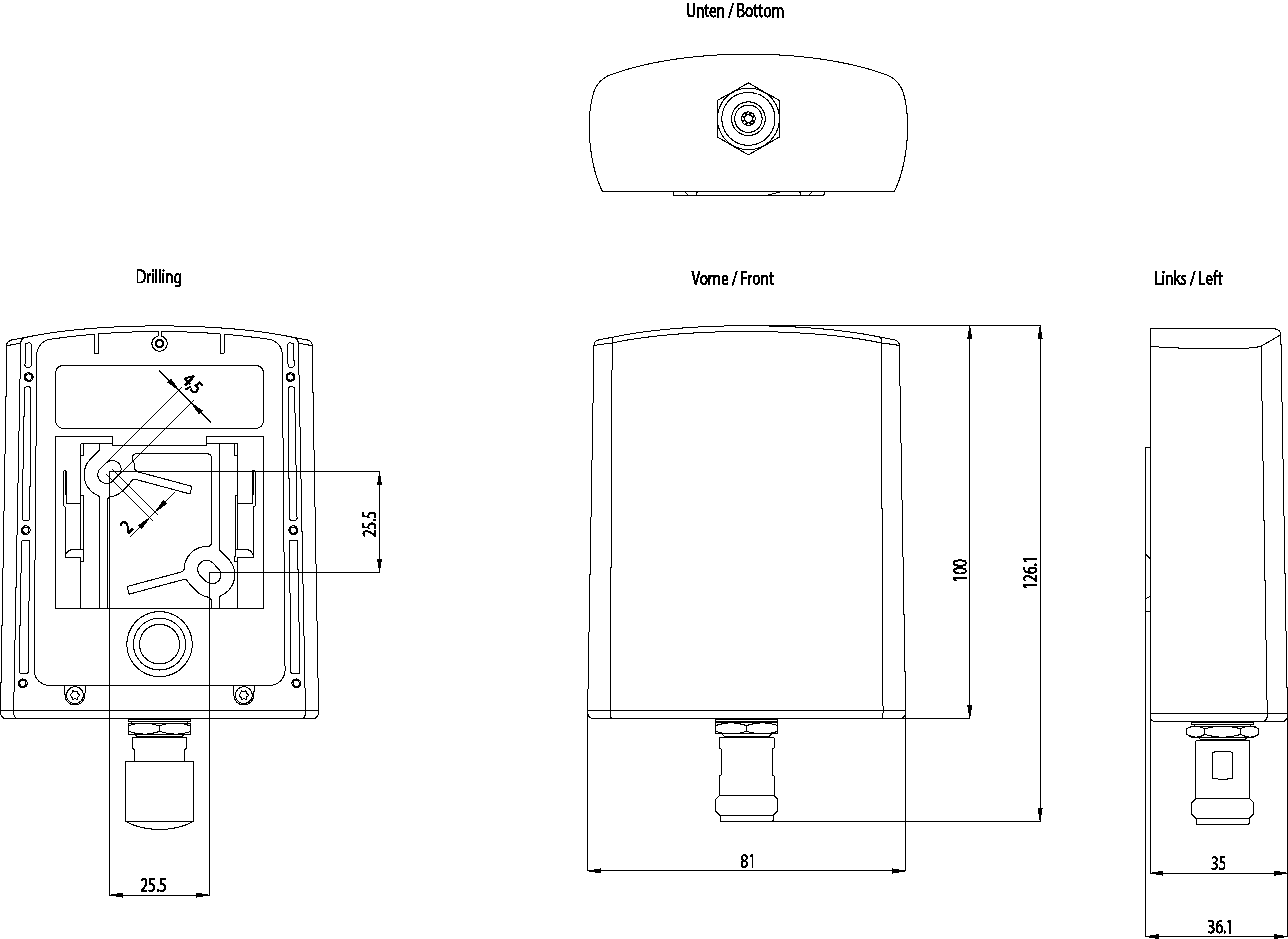 Anténa ANT 795-6DC, IWLAN, sektorová, 2,4/5 GHz, 9/9 dBi, N-kon. samice, IP66/67