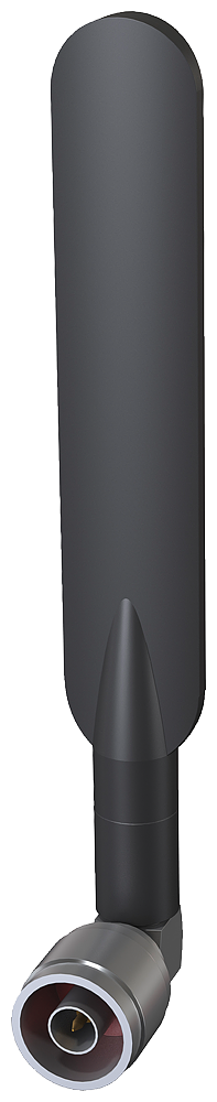 ANT795-4MD IWLAN antenna with omnidirectional Characteristic; including N-Connect male plug with fixed 90° angle; 3/5 dBi; IP65 (-20-+60 °C) - Image 3