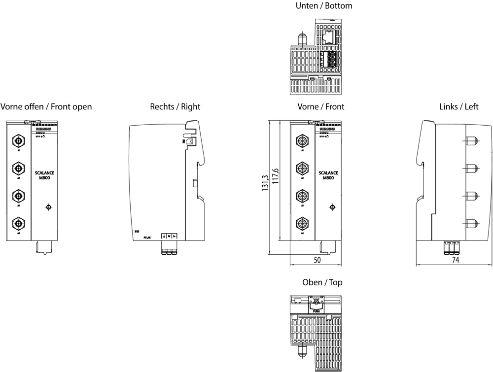 SCALANCE MUB852-1 (A1) 5G router - Image 2