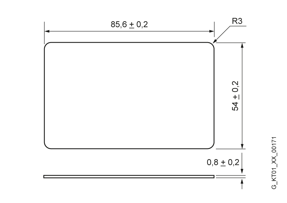 Transpondér MDS D100 ISO karta PETix, RF200/RF300 ISO/MOBY D, ISO15693, 112 Byte