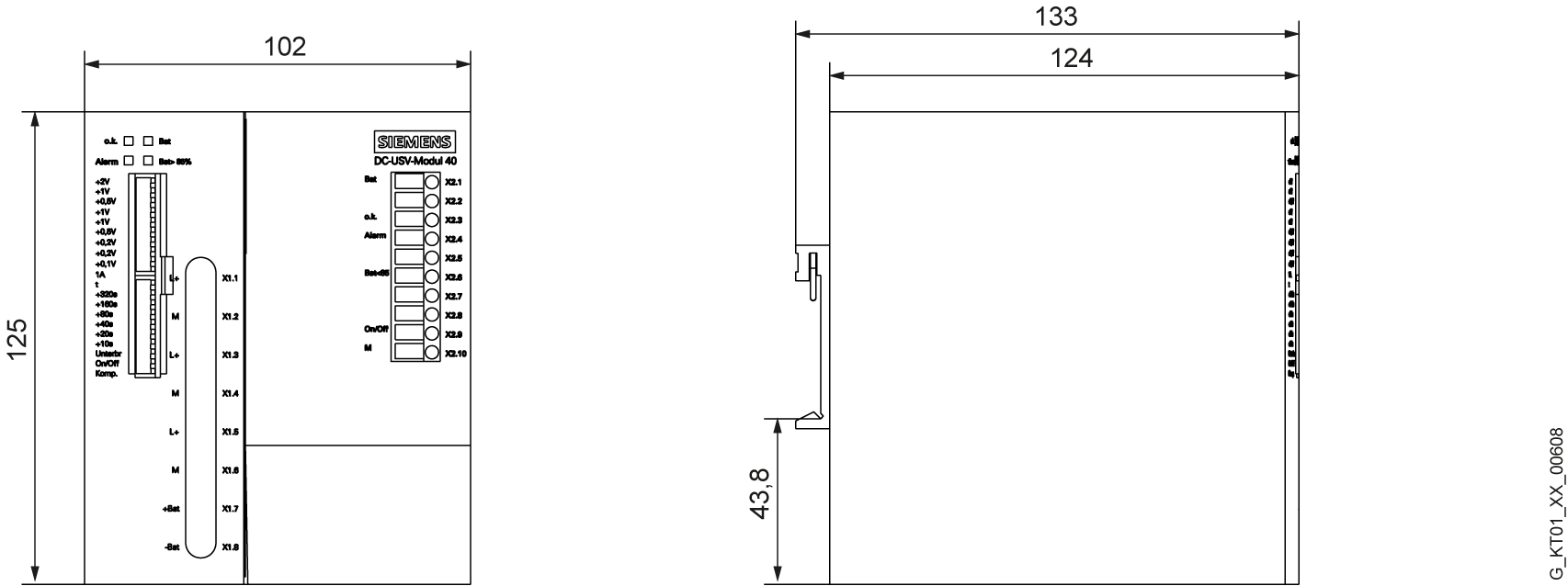 6EP1931-2FC42 Napájecí zdroj SITOP DC UPS modul, DC 24 V/40 A s USB rozhraním