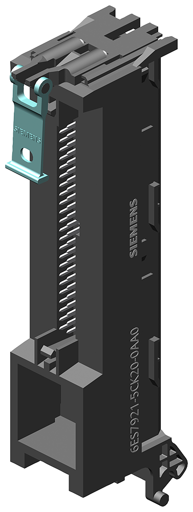 Front connector module with 1x50 pole IDC connector for analog 40 pole I/O modules of the S7-1500 Potential supply over Infeed element - Image 3