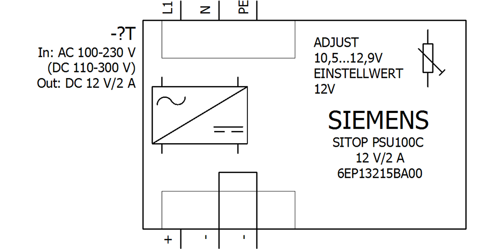 Redundantní modul SITOP RED1200, 12 V DC, 24 V DC, 48 V DC