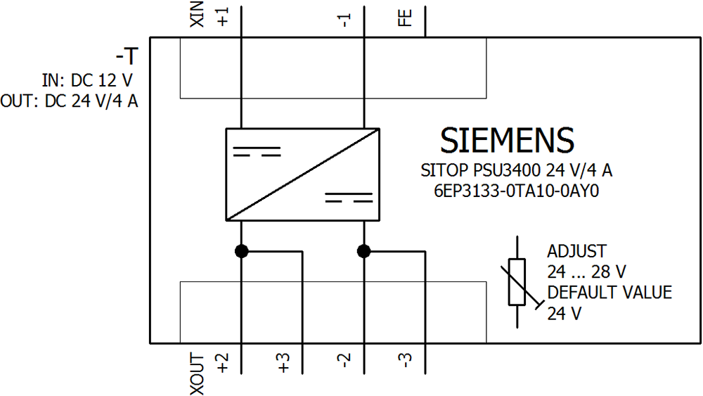 Napájecí zdroj SITOP PSU3400, 12 V DC/ 24 V DC/4 A