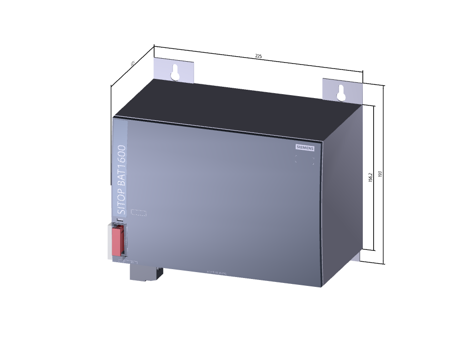 SITOP BAT1600 EX 24 V DC 12 Ah Pb battery module with maintenance- free closed lead-acid battery for SITOP UPS1600 - Image 3