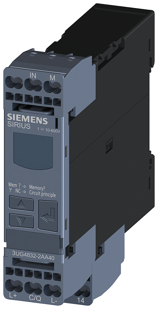 !!! product phase-out !!! the preferred successor is 3UG5842-2AA40 digital monitoring relay voltage monitoring by Siemens