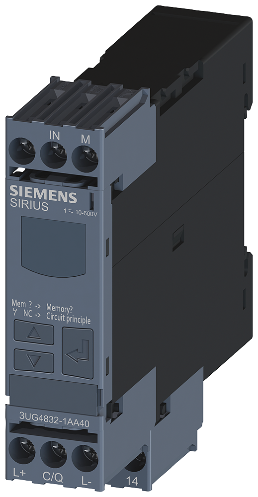 !!! product phase-out !!! the preferred successor is 3UG5842-1AA40 digital monitoring relay voltage monitoring by Siemens