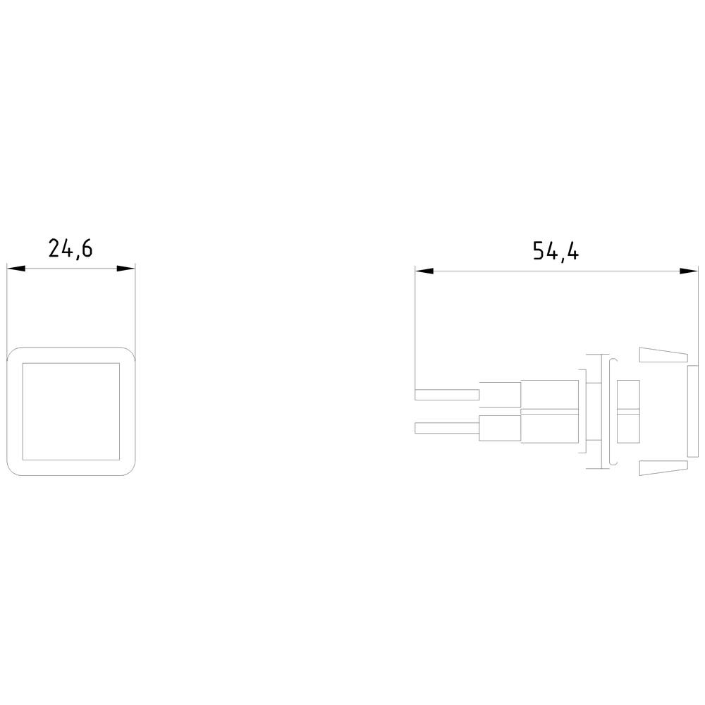Světelný hlásič s doutnavkou, AC/DC 380-415V, barevné filtry: červená, zelená, 3RV19