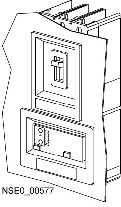Accessory for VL400, cover frame for door cutout IP40, for fixed/plug-in