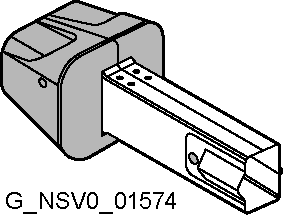 Rukojeť 8UC7 s výhledovou clonou náhradní díl pro otočný pohon