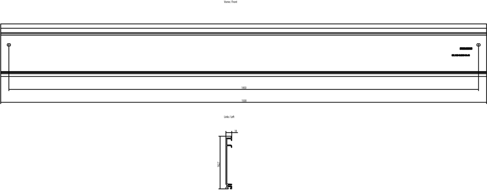 SIMATIC ET 200SP HA 1 500 mm (approx. 59)