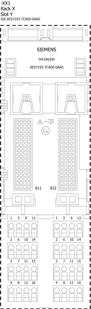 6ES7193-7CA00-0AA0 SIMATIC ET 200iSP TM-EM/EM60S Screw terminals