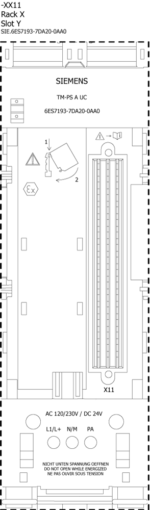 6ES7193-7DA20-0AA0 SIMATIC ET 200iSP TM-PS-A UC