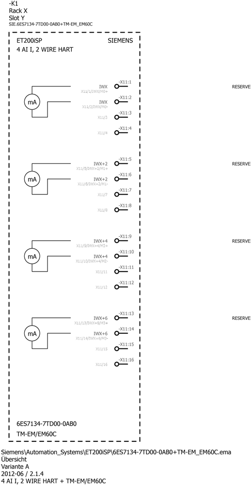 SIMATIC ET 200iSP 4AI I 2WIRE HART