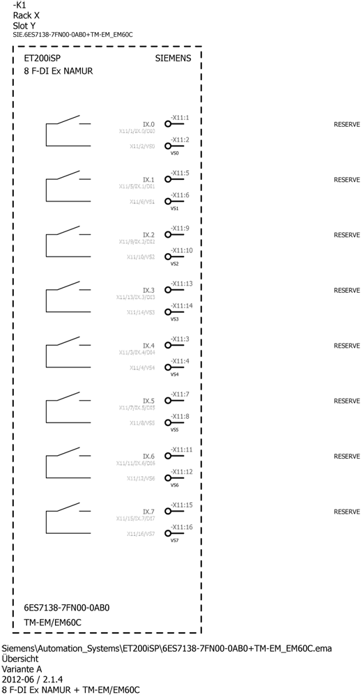 6ES7138-7FN00-0AB0 SIMATIC ET 200iSP 8F-DI ExNAMUR