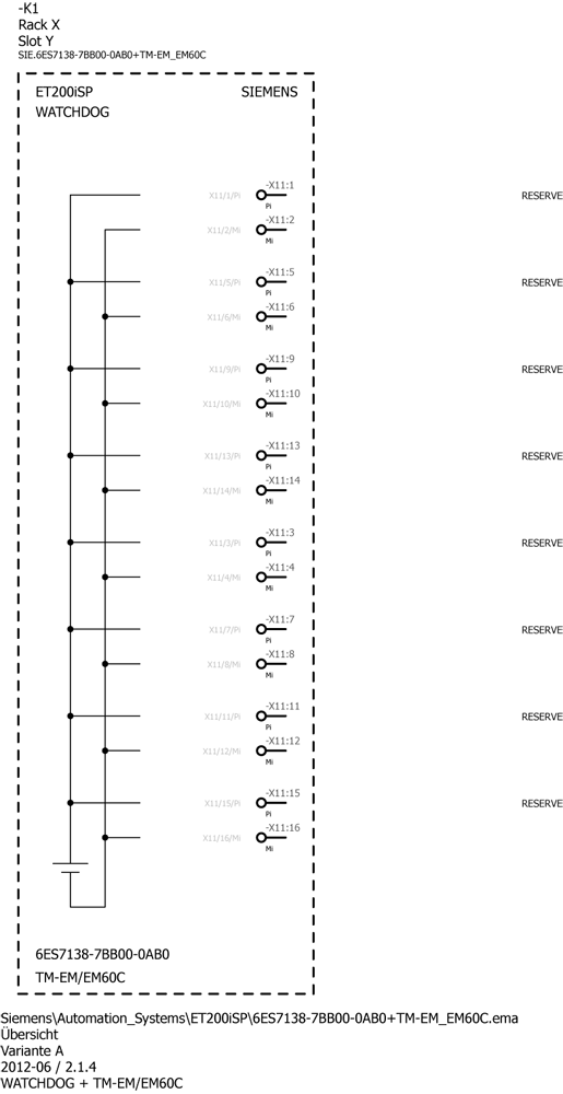 6ES7138-7BB00-0AB0 SIMATIC ET 200iSP Watchdog module