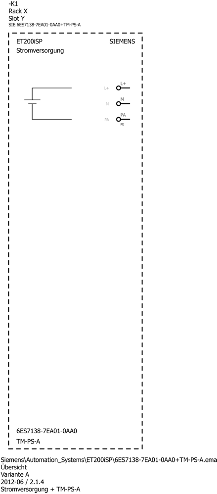 6ES7138-7EA01-0AA0 SIMATIC ET 200iSP PS 24 V DC
