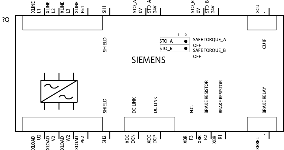 SINAMICS PM240-2, 3Střídavé 200-240 V, 15,00 kW, typ IP20 / UL open, FSD