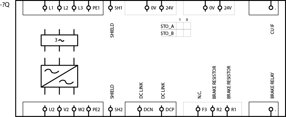 SINAMICS PM240-2, 3Střídavé 380-480 V, 18,50 kW, typ IP20 / UL open, FSD, A