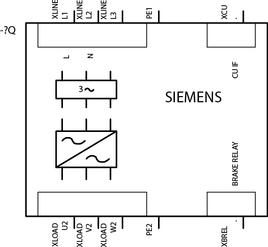 SINAMICS PM250, 3Střídavé 380-480 V, 15,00 kW, typ IP20 / UL open, FSC, A