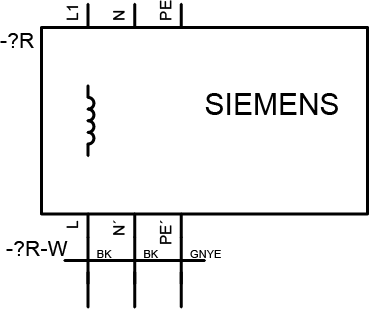 Síťová tlumivka 3,4 A ,