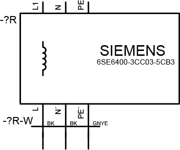 Síťová tlumivka 29,5 A ,