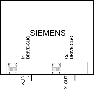 SINAMICS COUPLING FOR DRIVE-CLIQ CABLE PROTECTION IP67