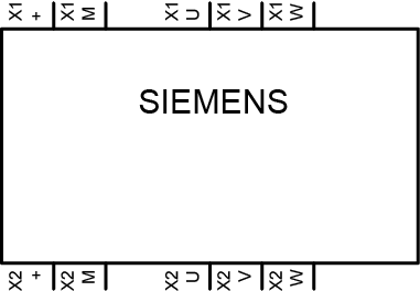 Leistungsstecker mit Schraubanschluss