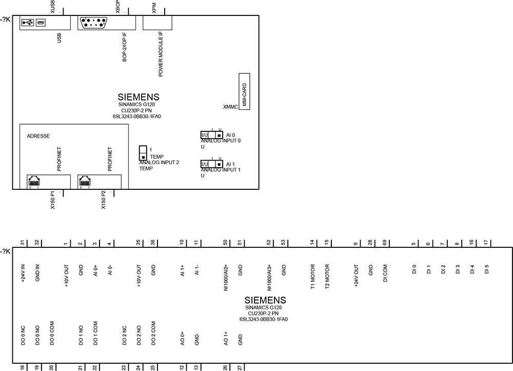SINAMICS CU230P-2 PN
