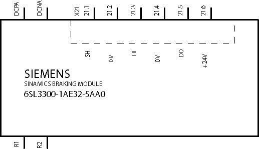 6SL3300-1AE32-5AA0 Brzdový modul 50,00 kW