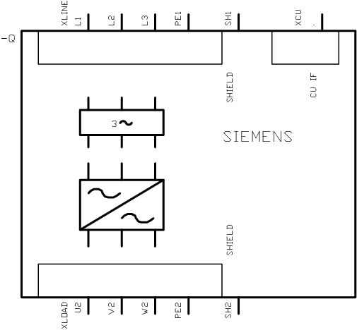 SINAMICS PM230, 3Střídavé 380-480 V, 11,00 kW, typ IP20 / UL open, FSC, A