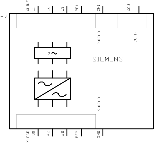SINAMICS PM230, 3Střídavé 380-480 V, 11,00 kW, IP55 / UL Type 12, FSC, A