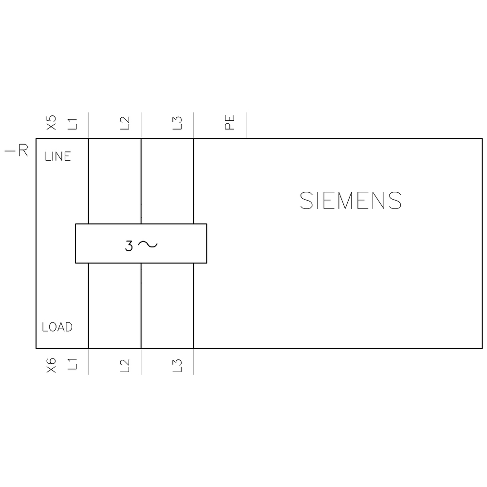 Síťový filtr, 3Střídavé 200-480 V 65,0 A