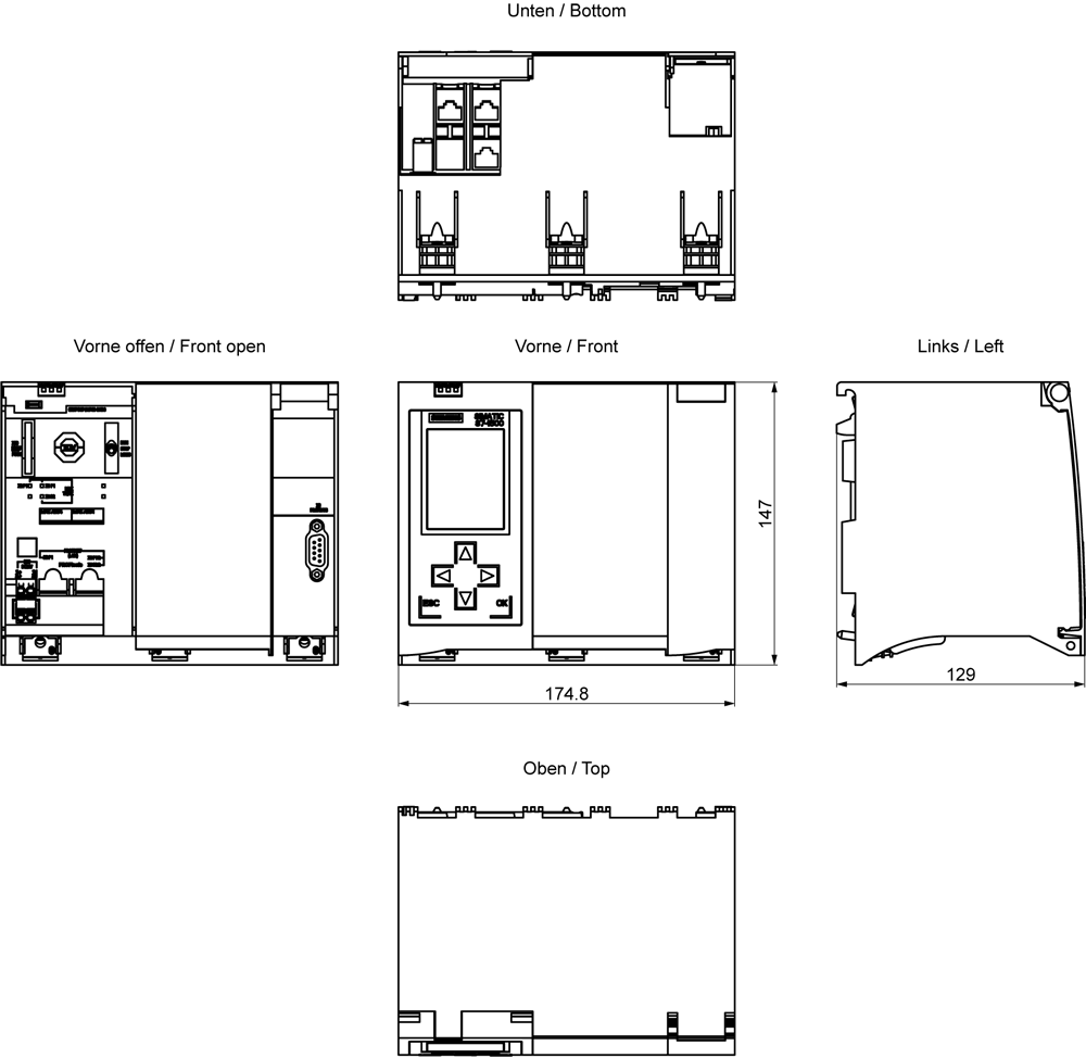 SIMATIC S7-1500 CPU 1517TF-3 PN/DP