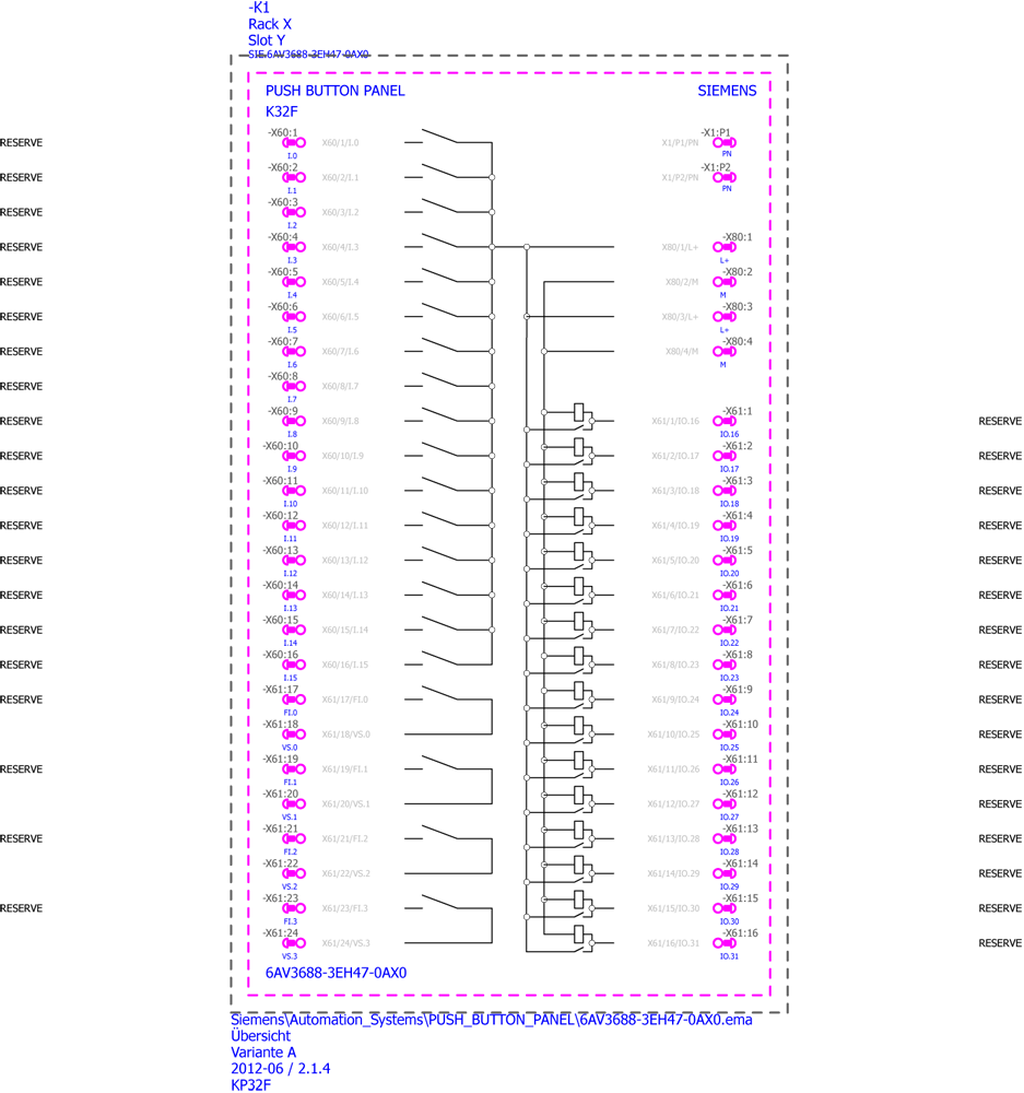 6AV3688-3EH47-0AX0 SIMATIC HMI KP32F PN