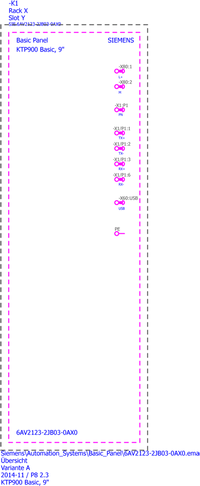 SIMATIC HMI, KTP900 Basic, Basic Panel, Tlačítkové/dotykové ovládání, 9 TFT-displej, 65536 barev, PROFINET rozhraní, konfigurovatelné z WinCC Basic...