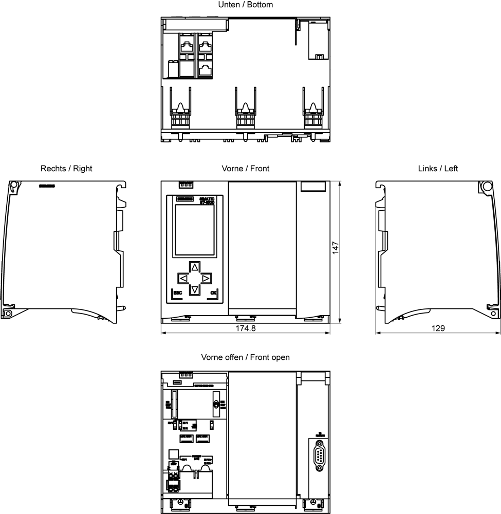 SIMATIC S7-1500 CPU 1516T-3 PN/DP