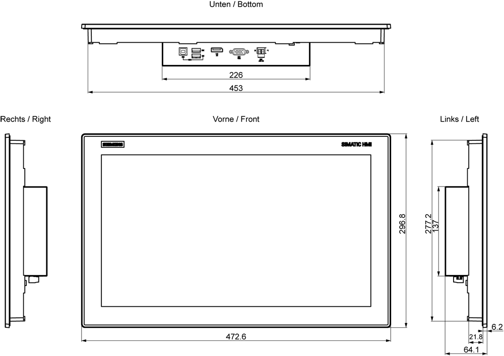 SIMATIC IPC IFP1900 Basic 19 touch