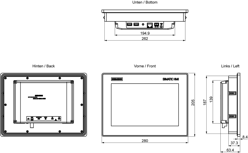 SIMATIC HMI MTP1000 Unified Basic